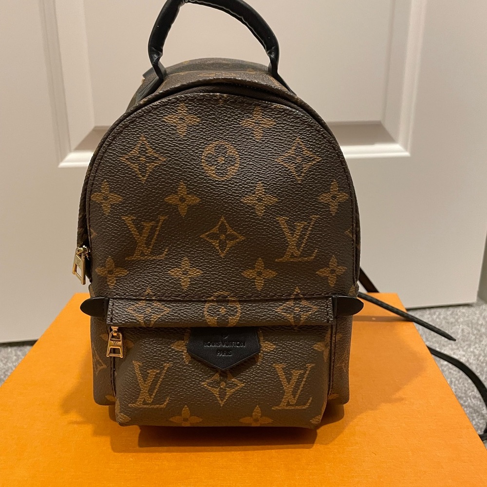 Authentic LOUIS VUITTON
Monogram Palm Springs Backpack Mini